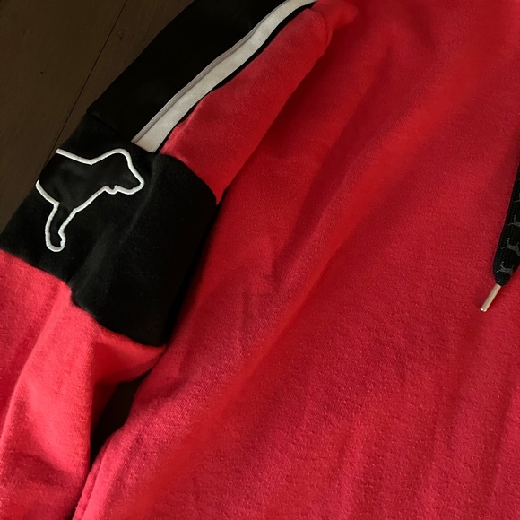 VS PINK XS Campus Sherpa Lined Tunic Pullover - Picture 7 of 8